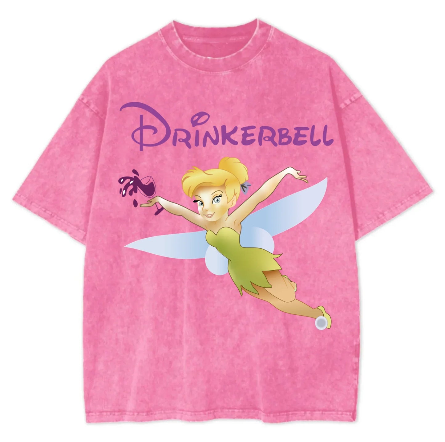 Tinkerbell Washed T-Shirt - Hippies Town