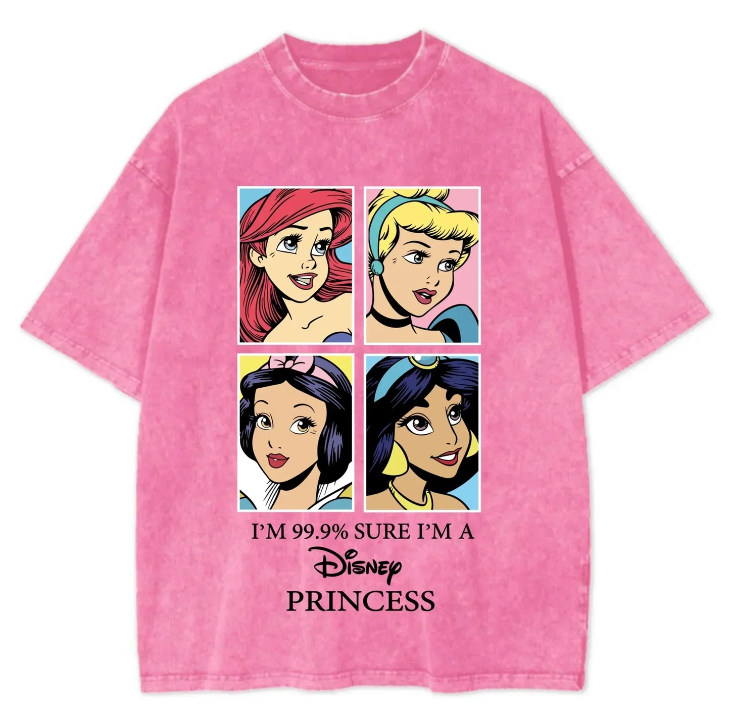 Princess V3 Washed T-Shirt - Hippies Town