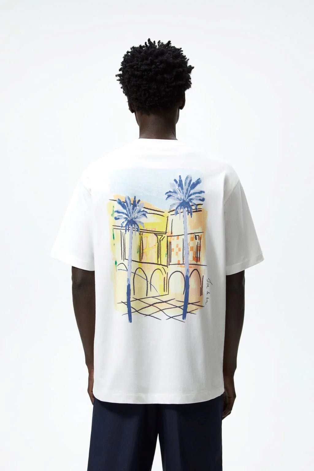 Palm Tree (White) - Hippies TownT-shirtHippies Town