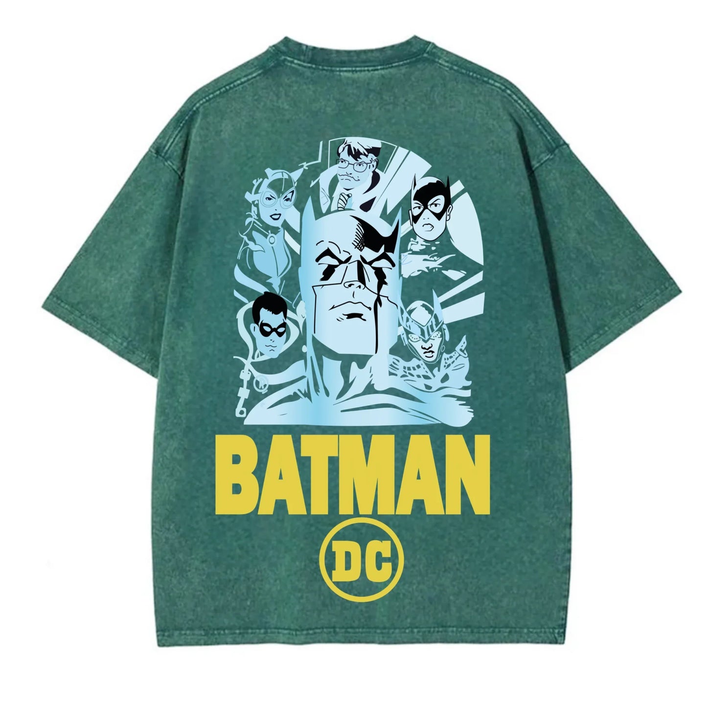 Batman Acid Washed T-Shirt - Hippies Town