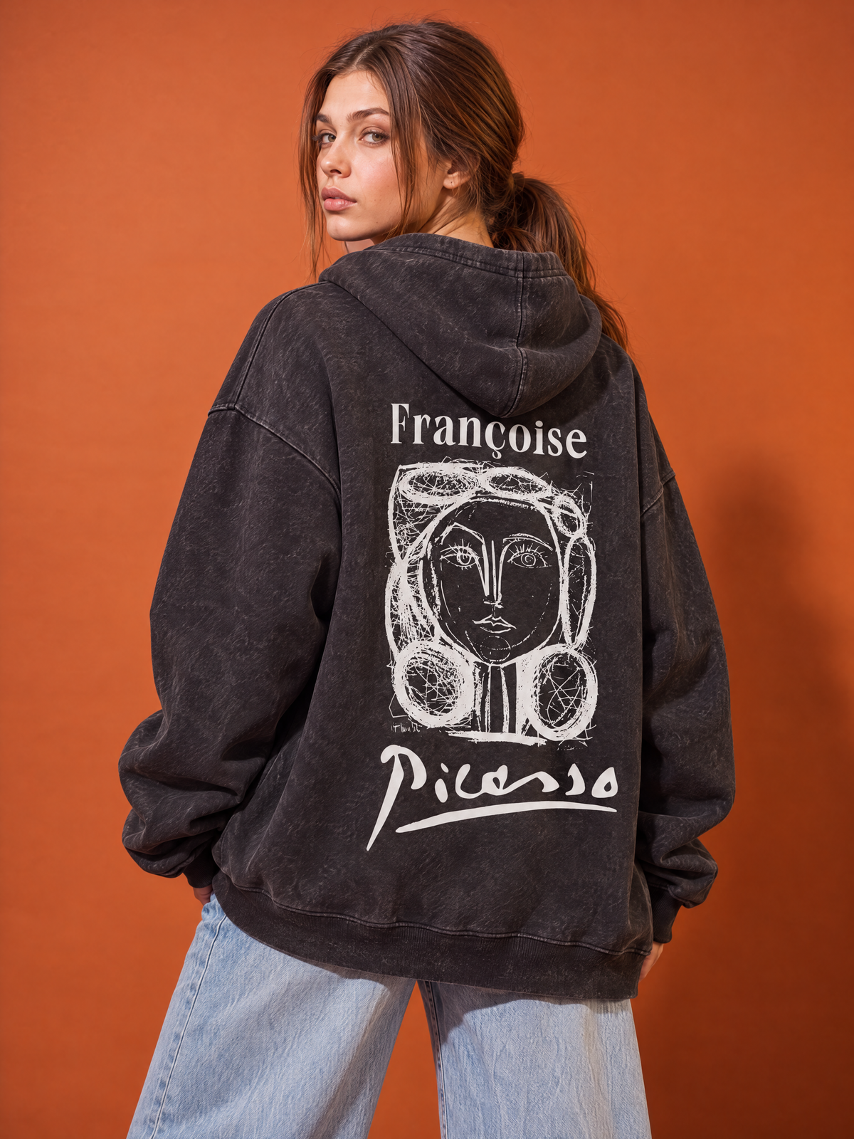 Picasso Acid Washed Hoodie