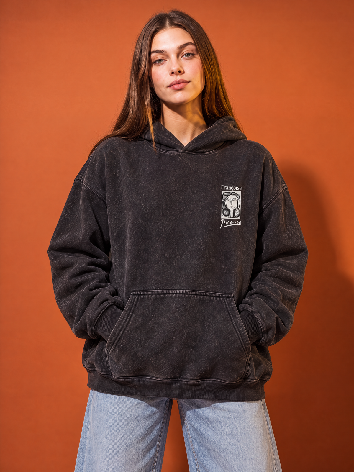 Picasso Acid Washed Hoodie