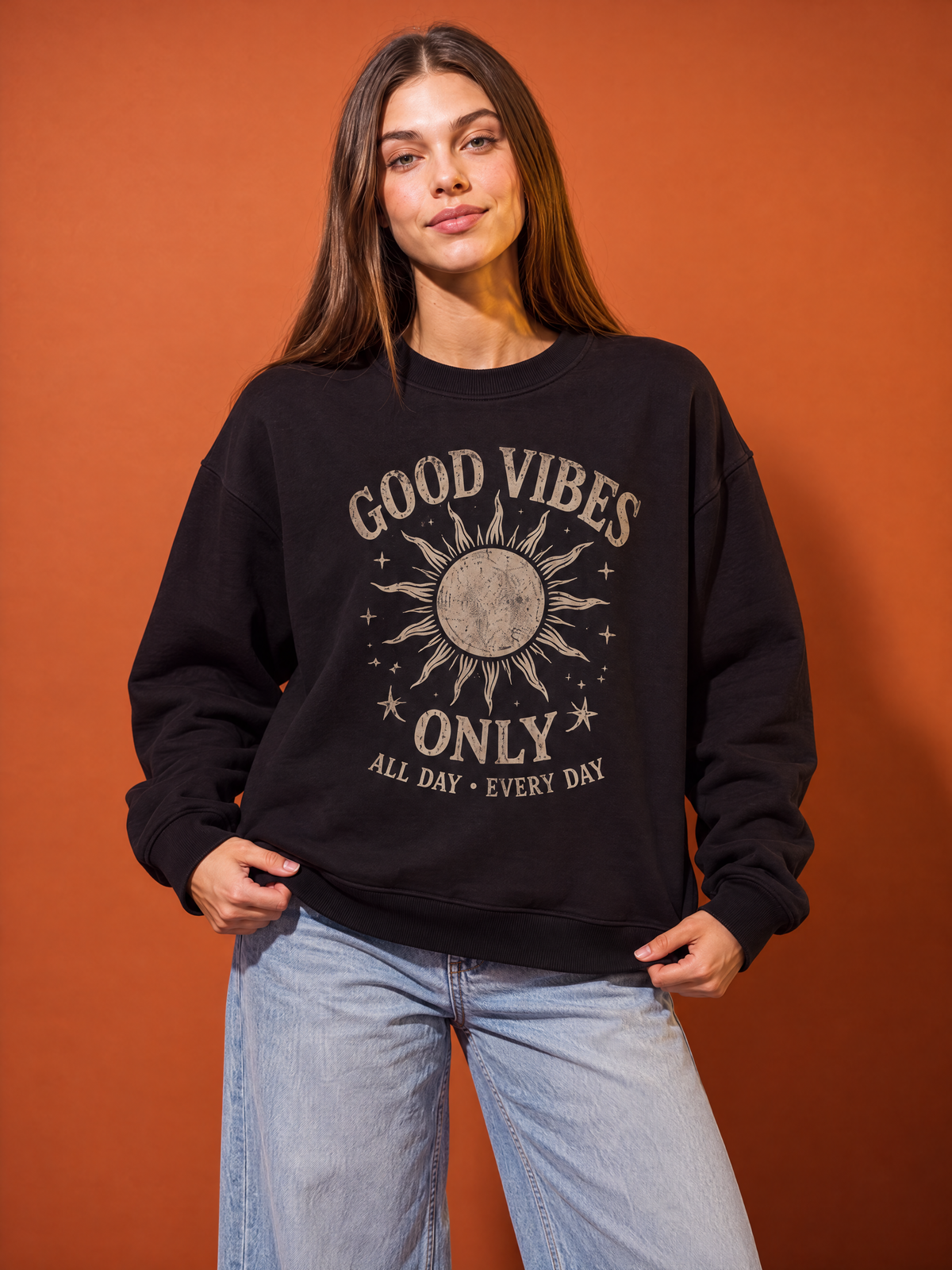 Good Vibes Every Day Crewneck