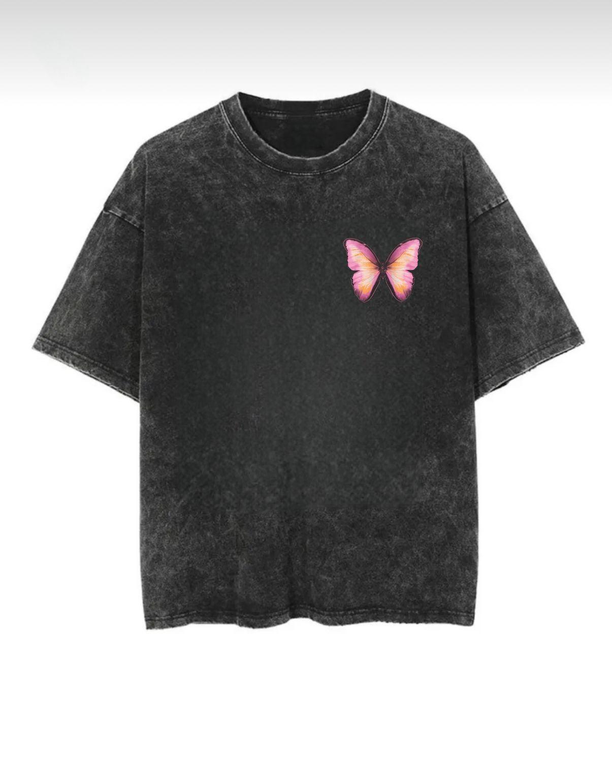 Butterfly Effect Washed T-Shirt - Hippies Town