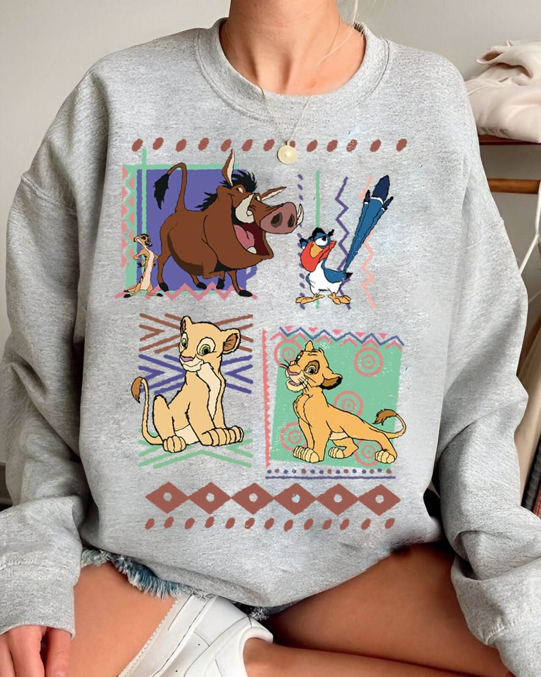 Lion King Crewneck Hippies Town