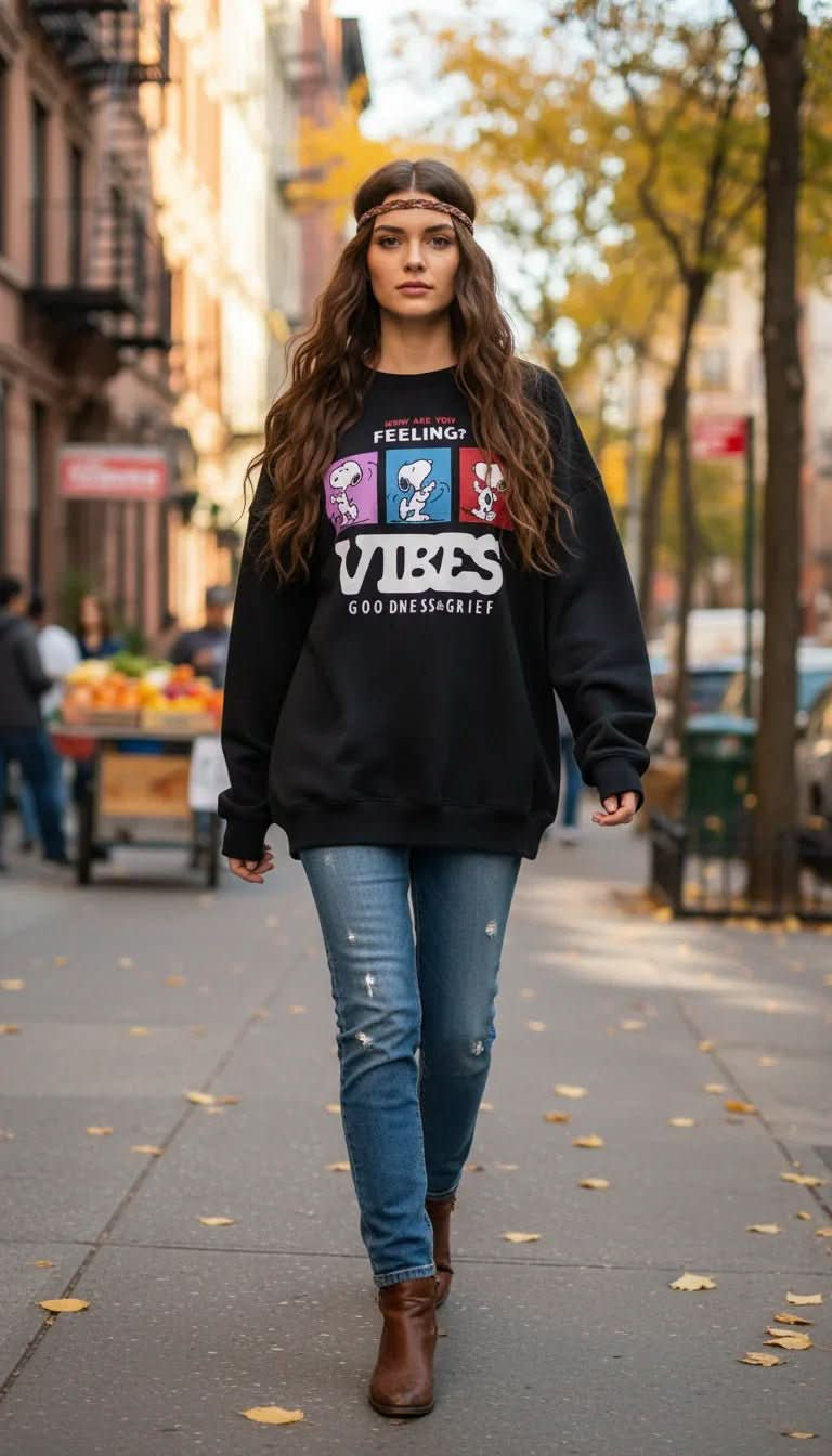 Scooby Vibes Crewneck - Hippies TownCrewneckHippies Town