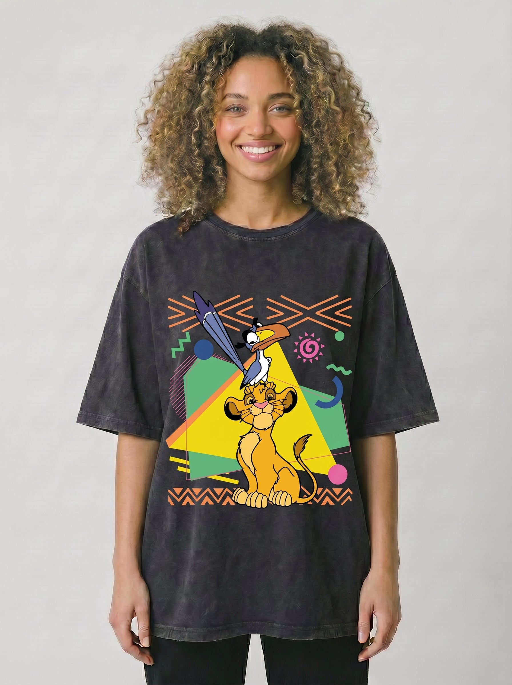 Happy Simba Washed T-Shirt