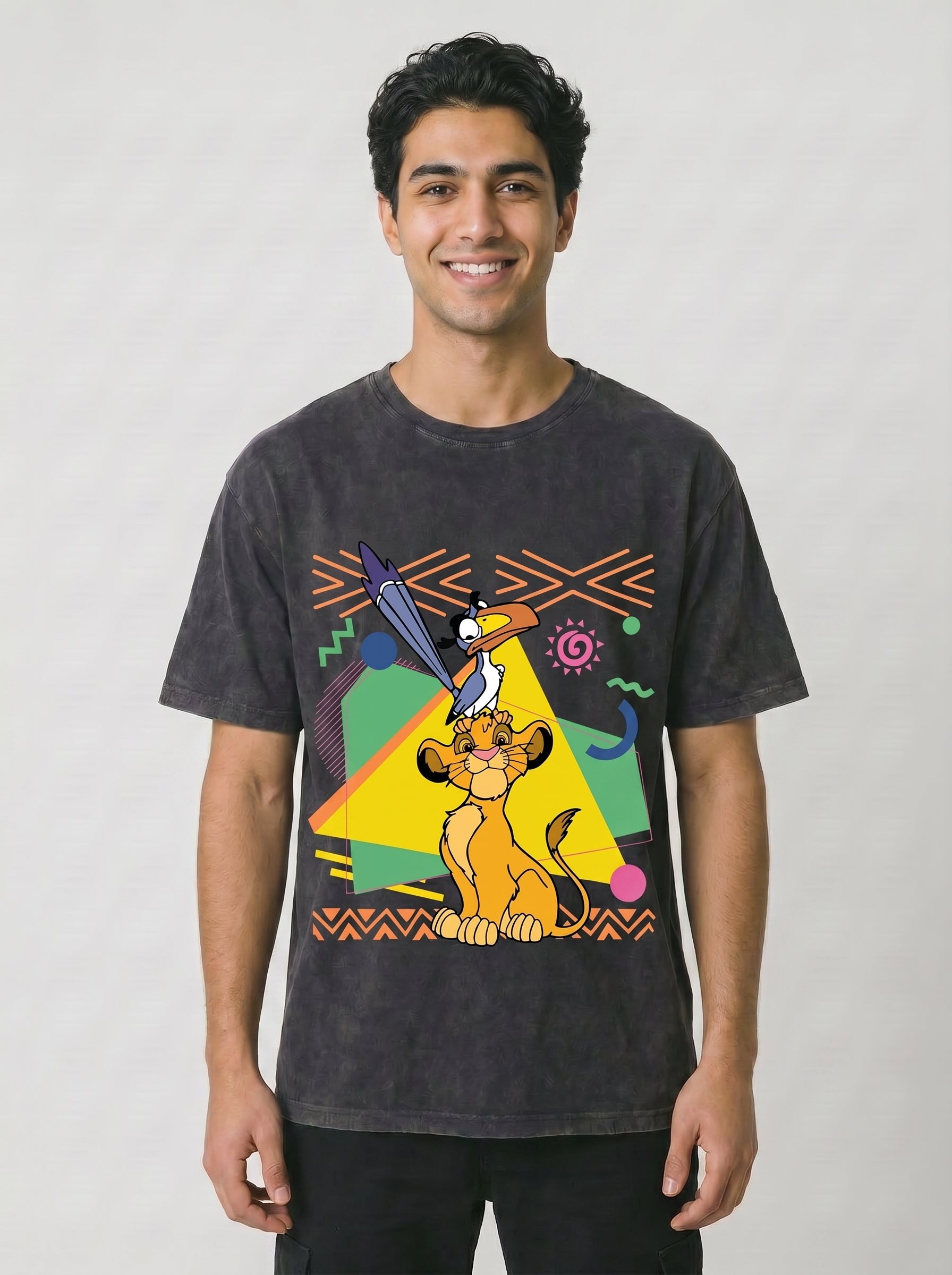 Happy Simba Washed T-Shirt