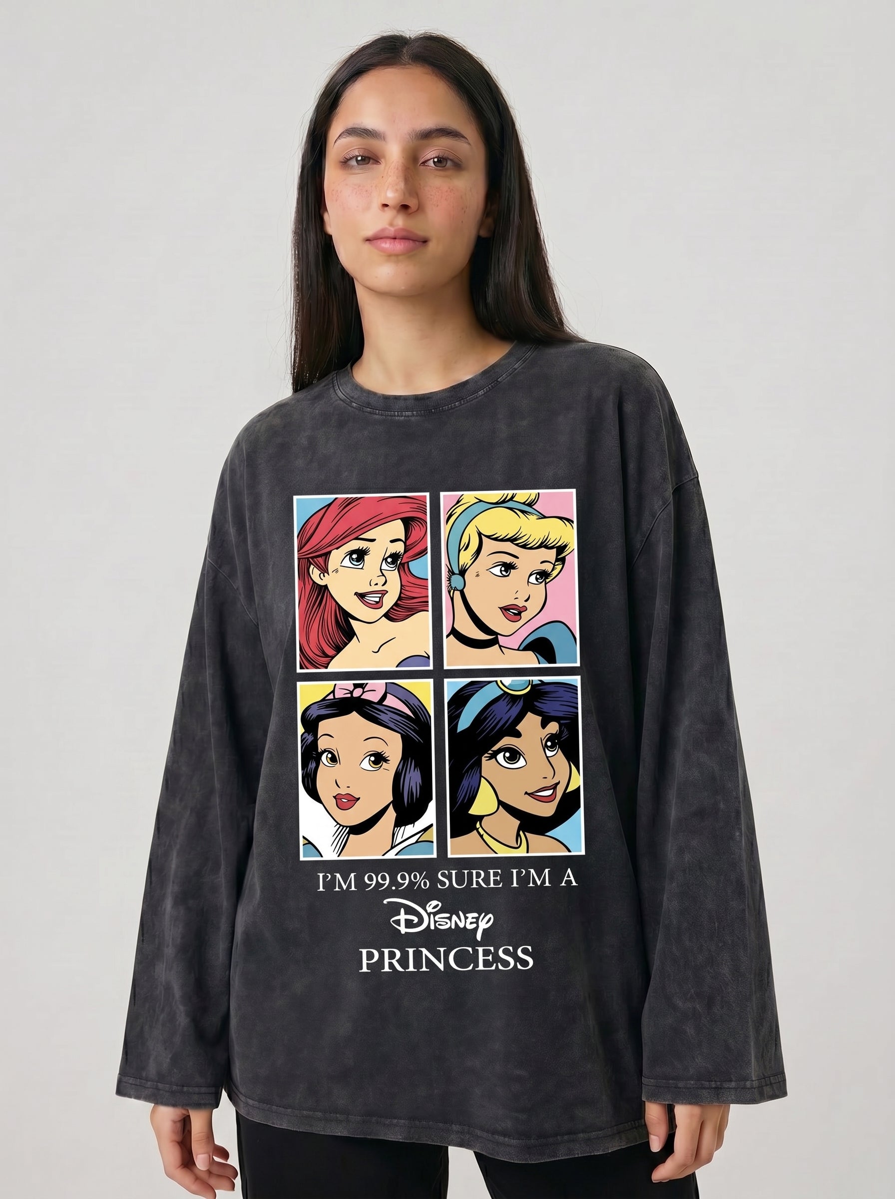Princes Long Sleeves Washed T-Shirt