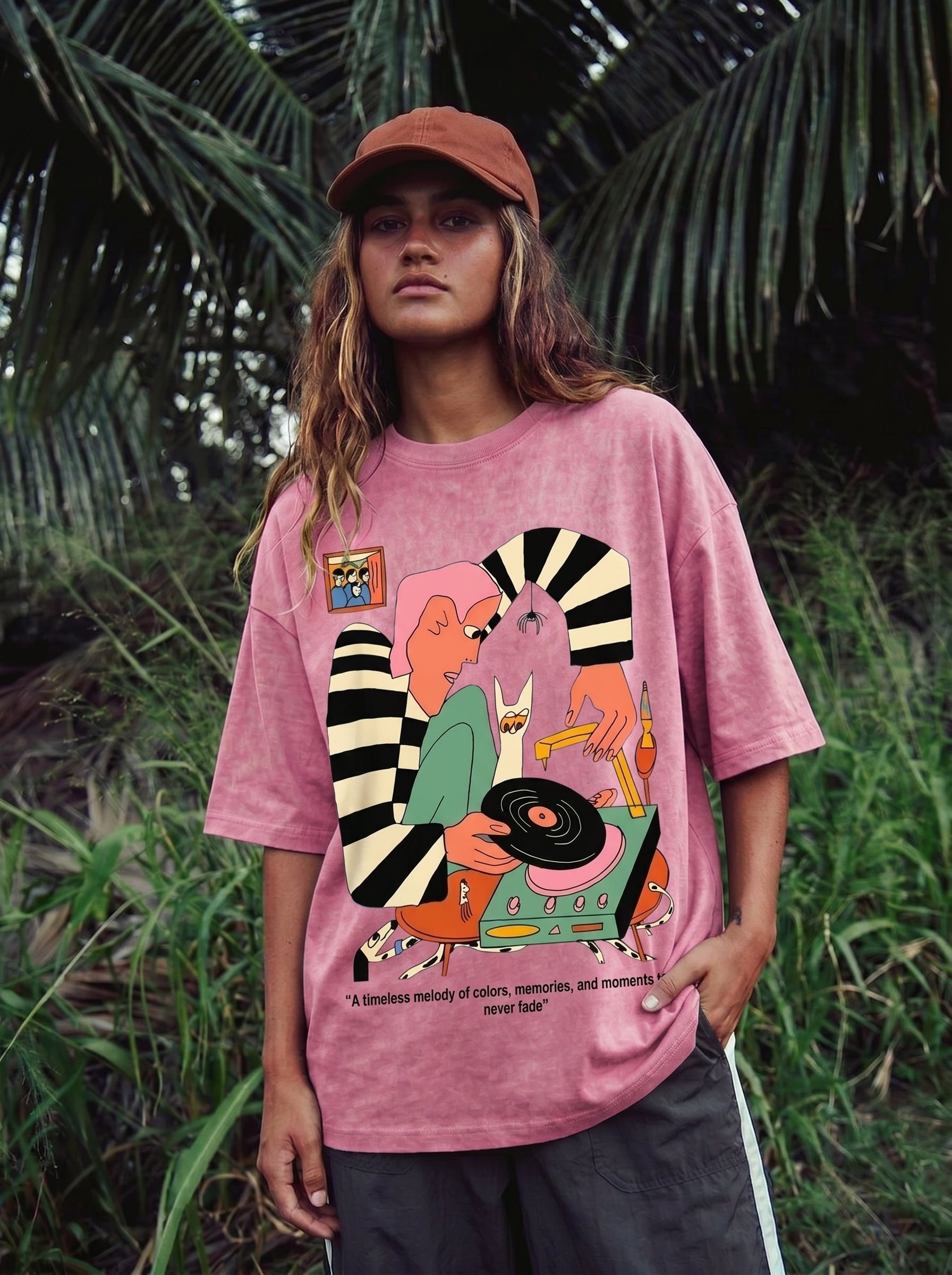 Colorful Echoes Washed T-Shirt