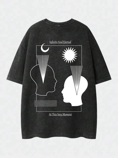 At This Moment V2 Washed T-Shirt - Hippies Town