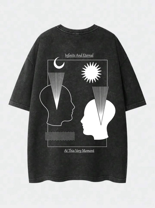 At This Moment V2 Washed T-Shirt - Hippies Town