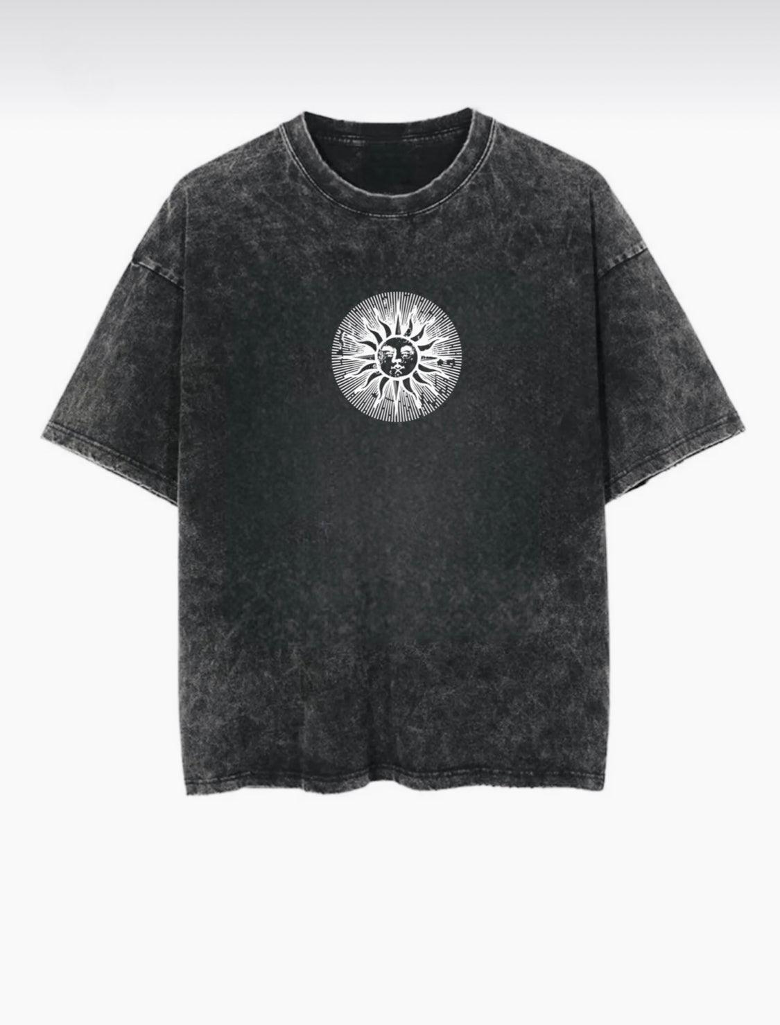 Moonlight Washed T-Shirt - Hippies Town