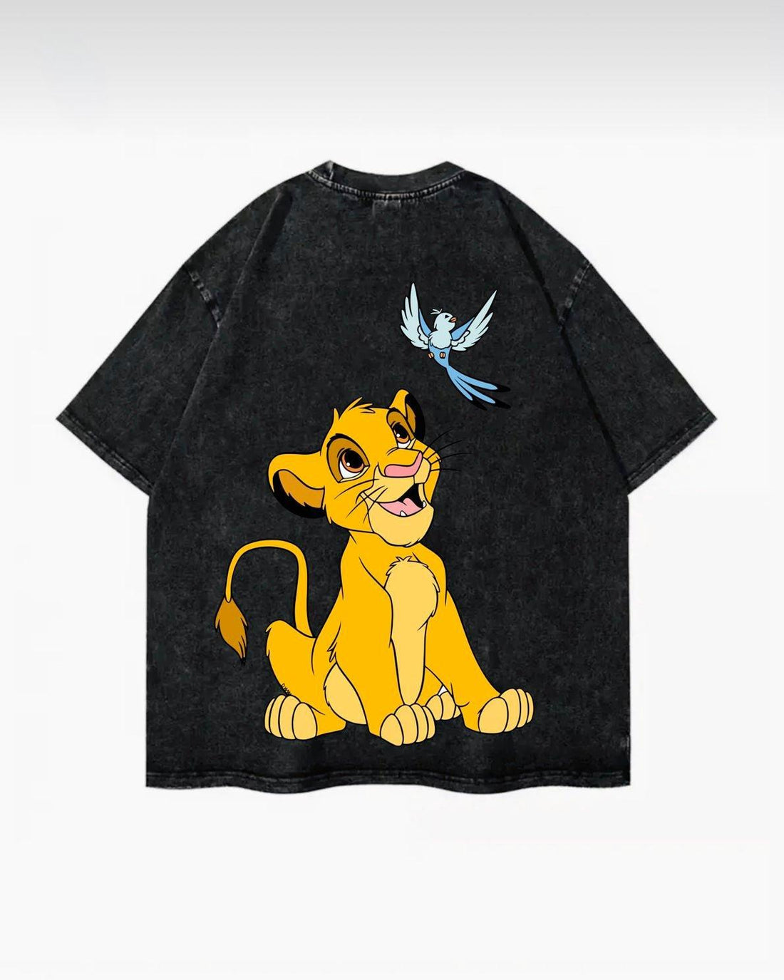 Simba Washed T-Shirt - Hippies Town
