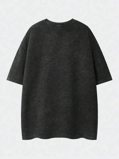 Premium Oversized Washed T-Shirt (Gray)