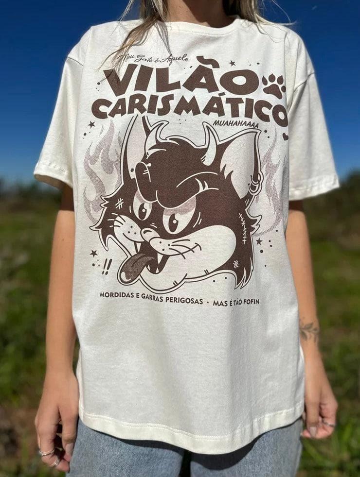 White Vilao Tom T-Shirt - Hippies Town
