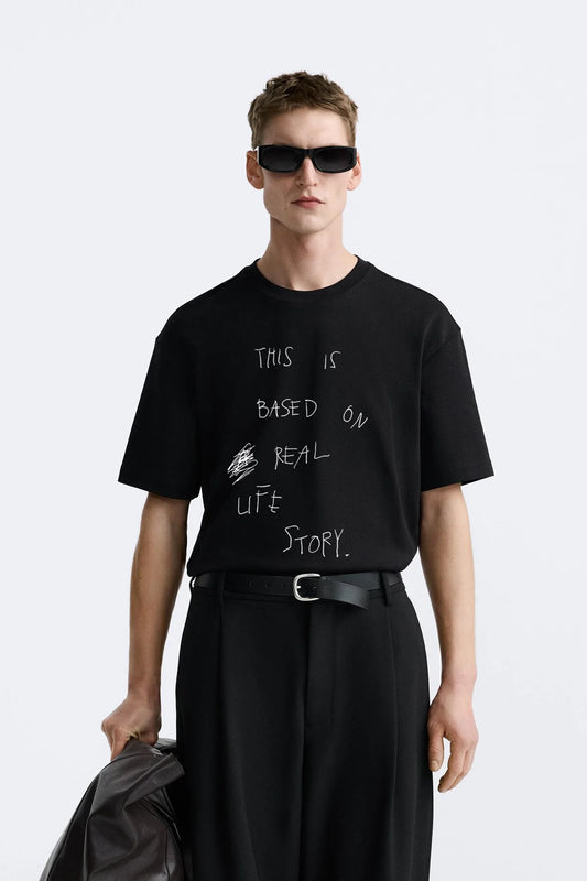 Life story (Black ) - Hippies TownT-shirtHippies Town