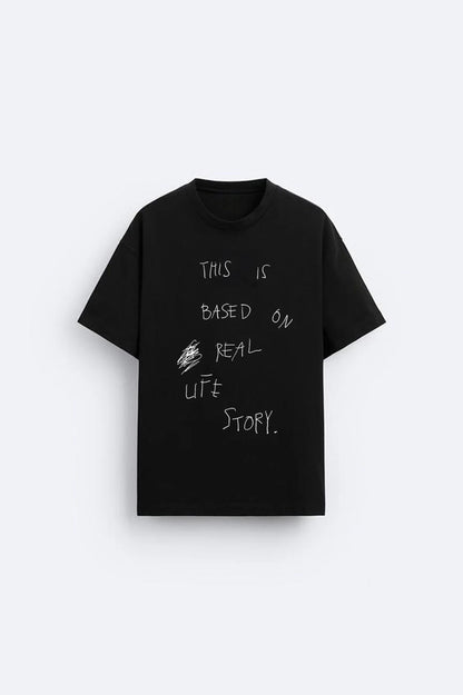 Life story (Black ) - Hippies TownT-shirtHippies Town