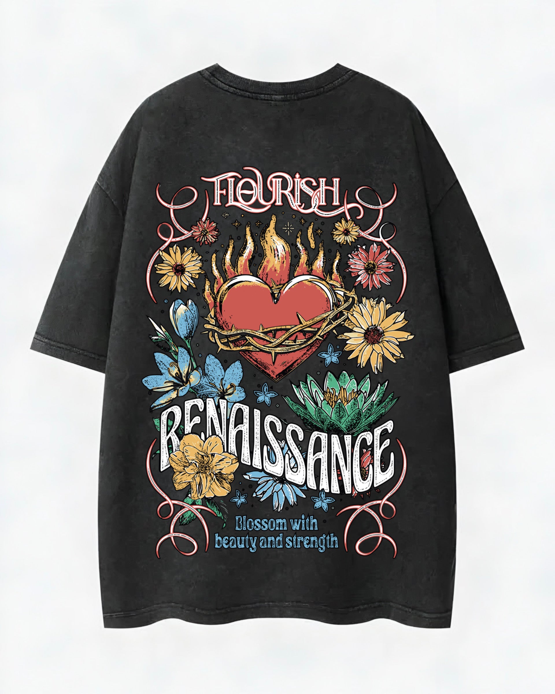 Beauty & Strength Washed T-Shirt ( S )