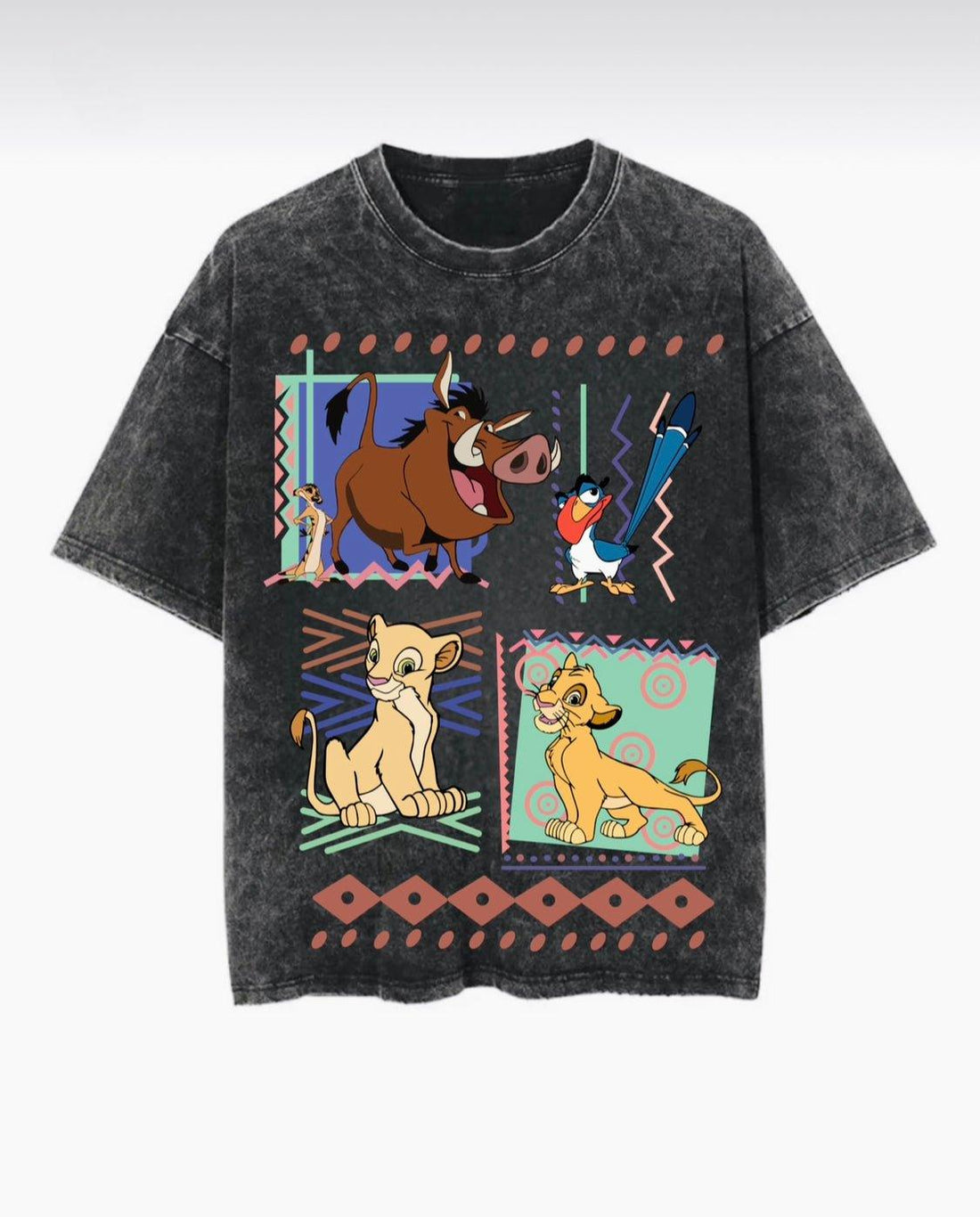 Lion King Washed T-Shirt - Hippies Town