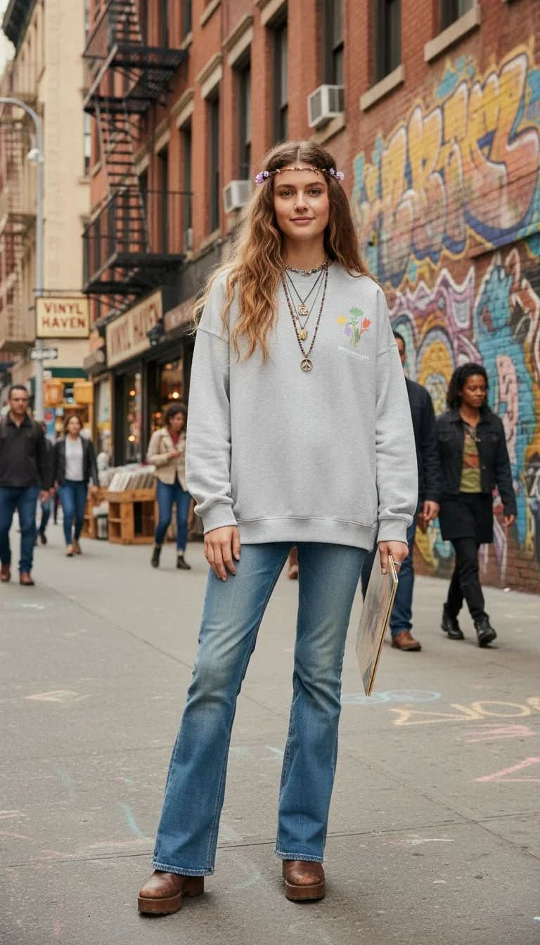 Let Us Hope Crewneck - Hippies TownCrewneckHippies Town