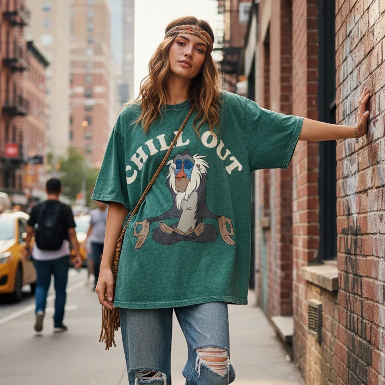 Chill Outt Washed - Hippies Town