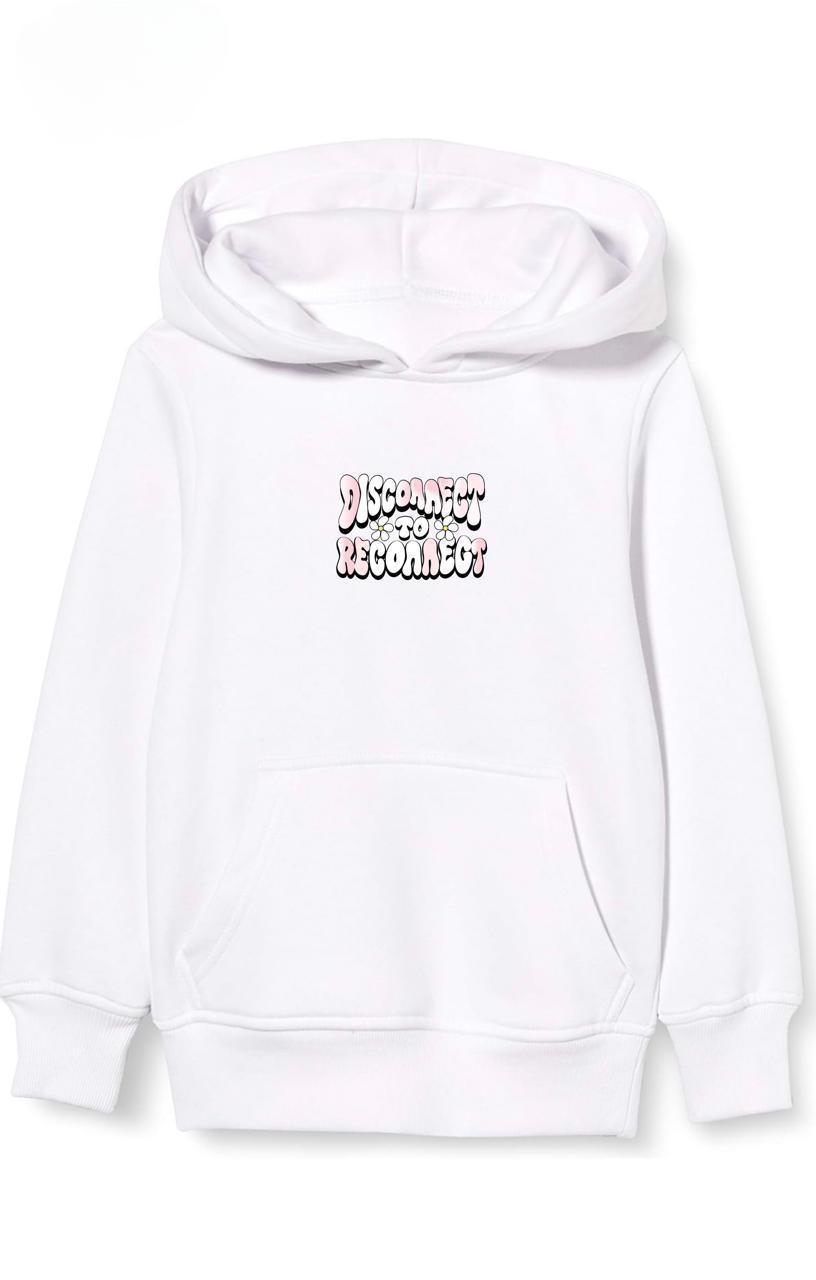 Disconnect to Reconnect kids Hoodie - Hippies Town