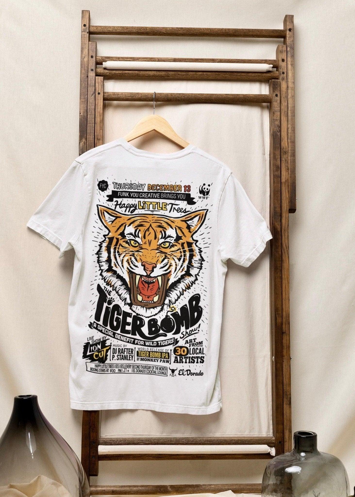Tiger Bomb T-Shirt - Hippies Town