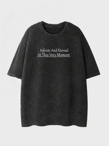 At This Moment V2 Washed T-Shirt - Hippies Town