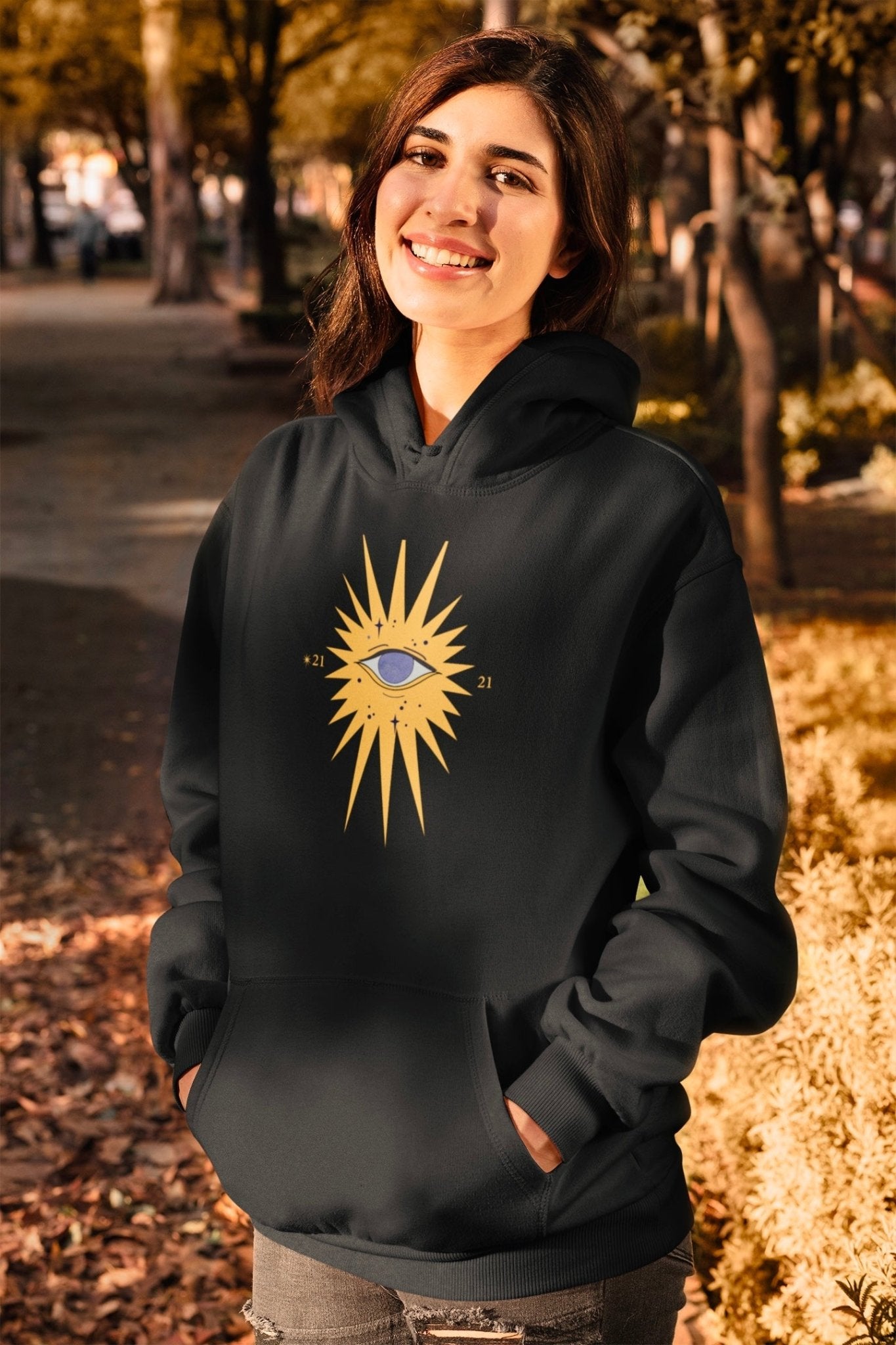 Black Sun Hoodie - Hippies TownHoodieHippies Town