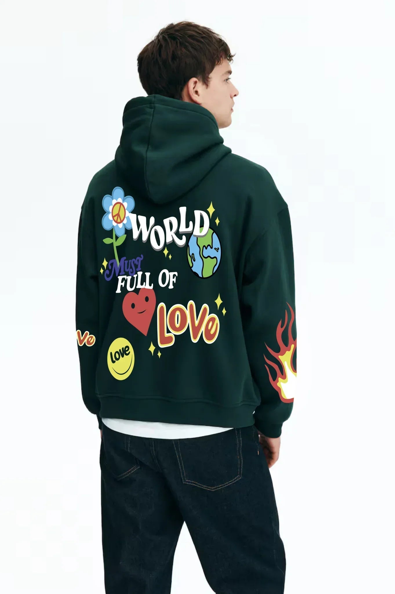World Love Hoodie - Hippies TownHoodieHippies Town