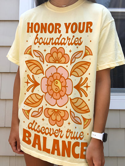 Honor Yours Boundaries - Hippies TownT - shirtHippies Town