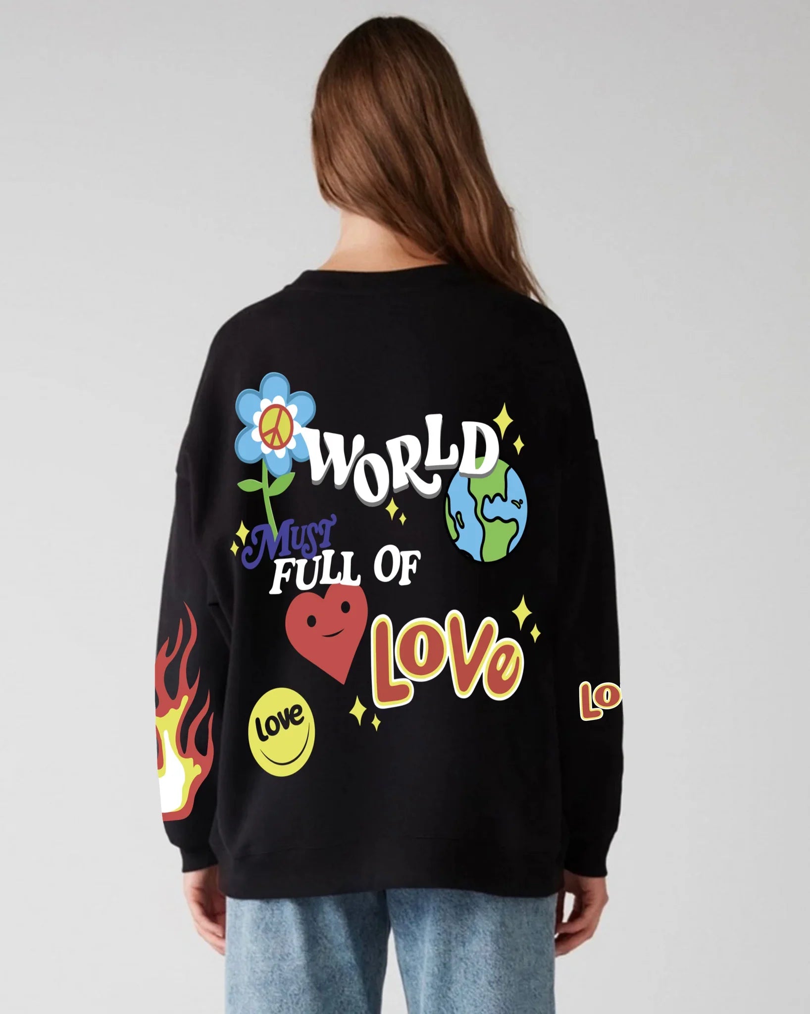 World Love Crewneck - Hippies TownCrewneckHippies Town
