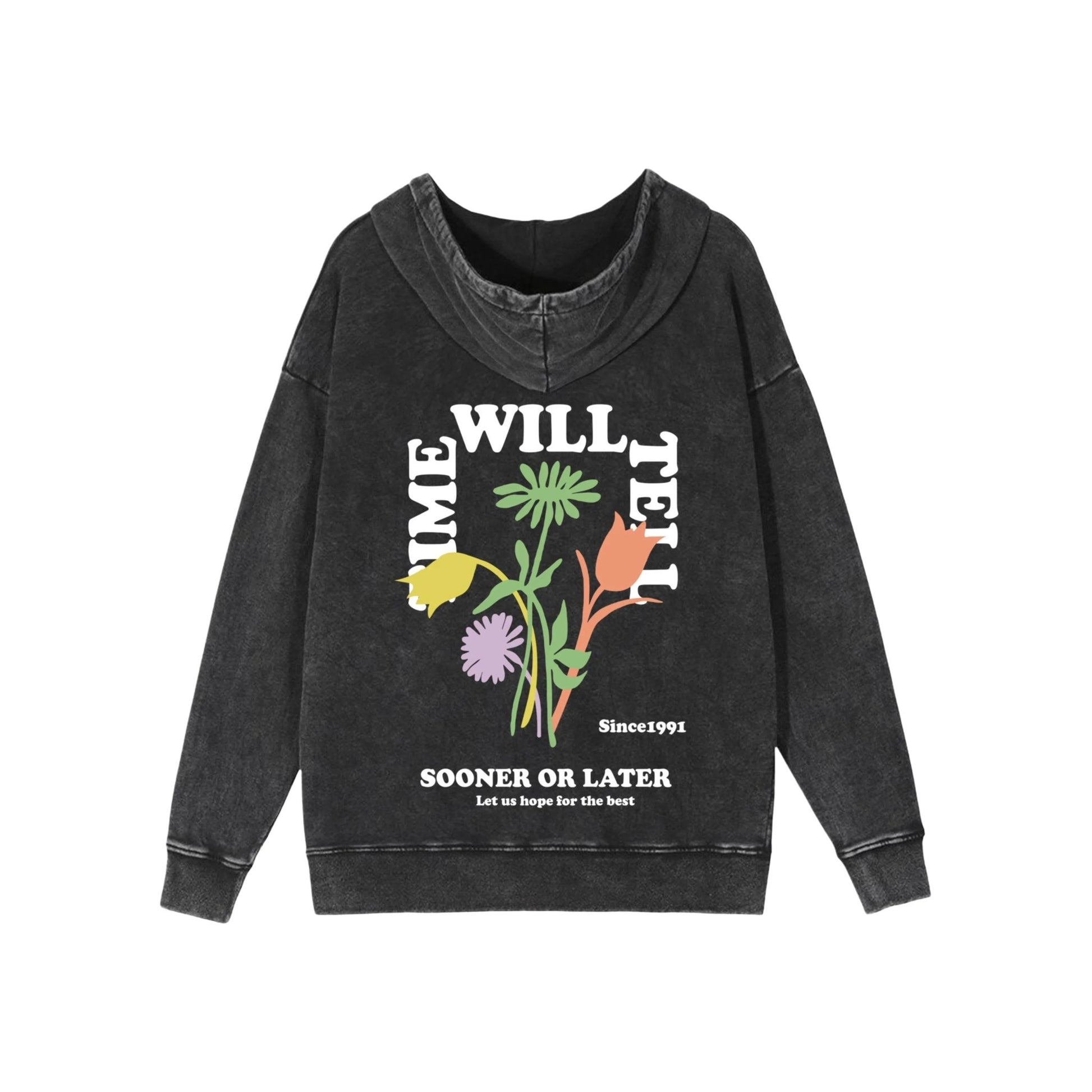 Let Us Hope Washed Hoodie - Hippies TownHoodieHippies Town