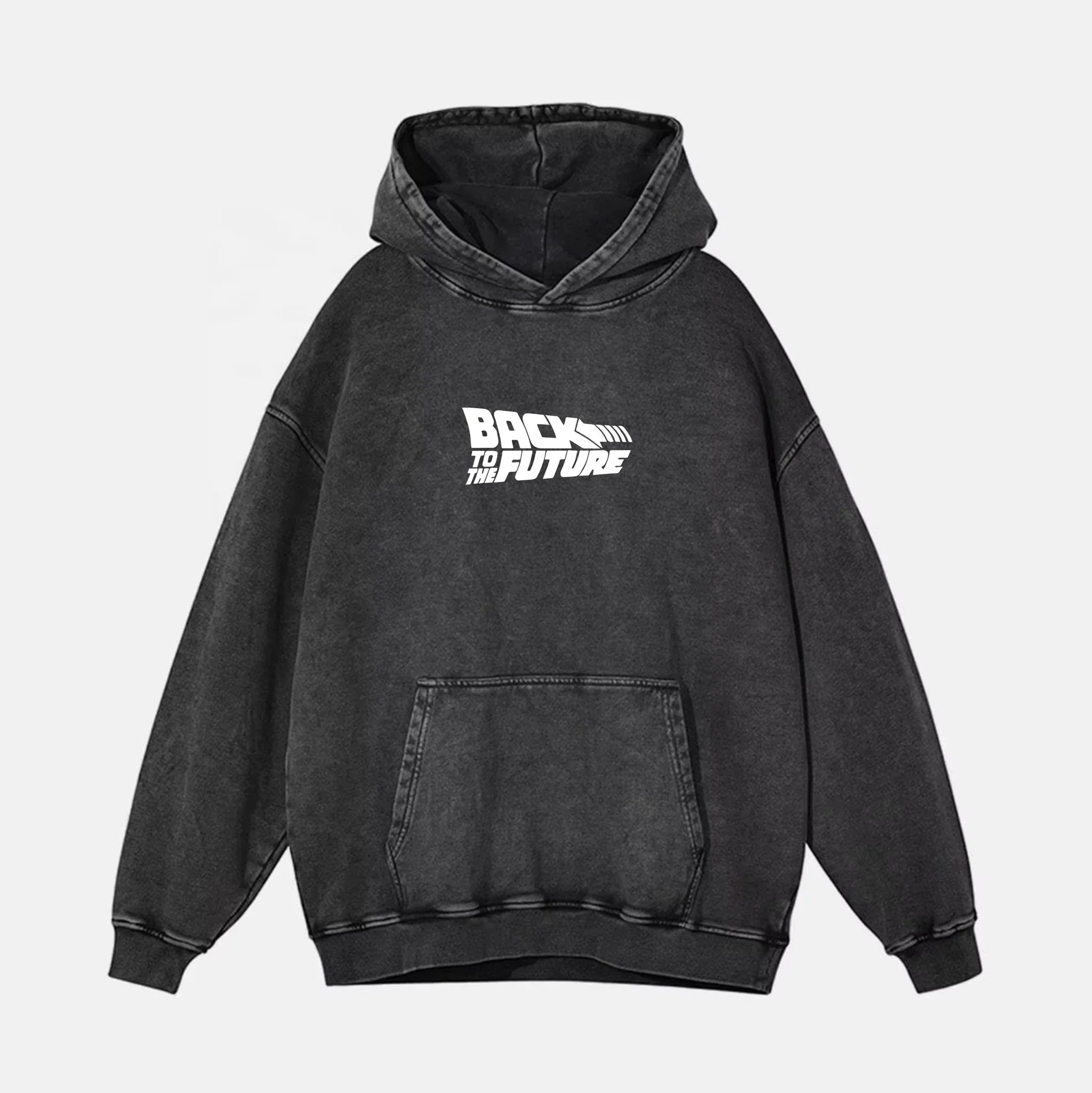 Washed Back To The Future Hoodie - Hippies TownHoodieHippies Town