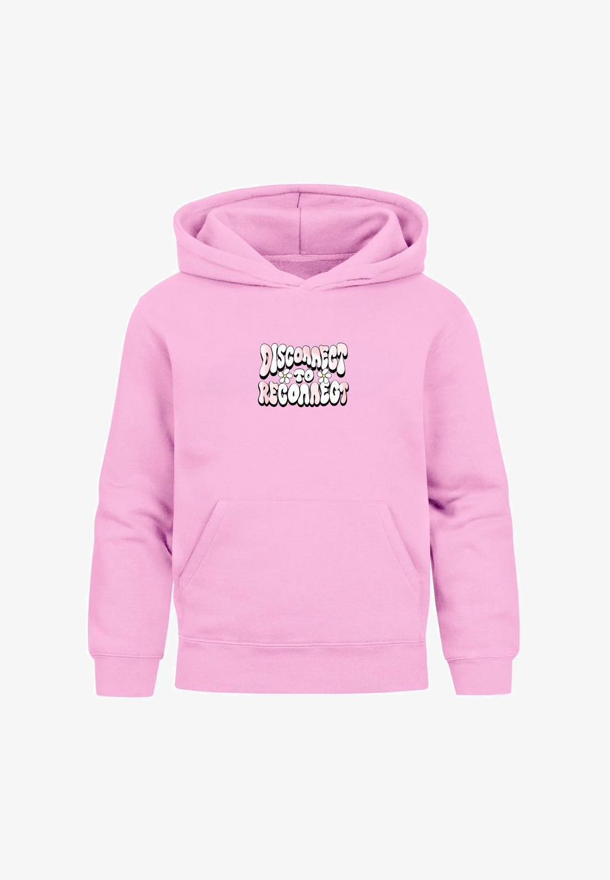 Disconnect to Reconnect kids Hoodie - Hippies Town