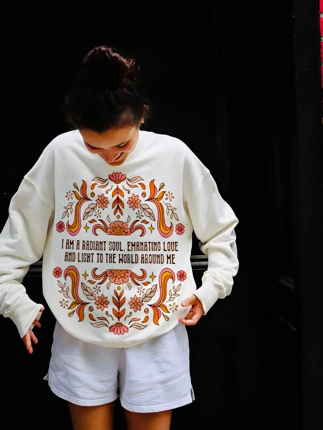 Radiant Soul Crewneck - Hippies Town