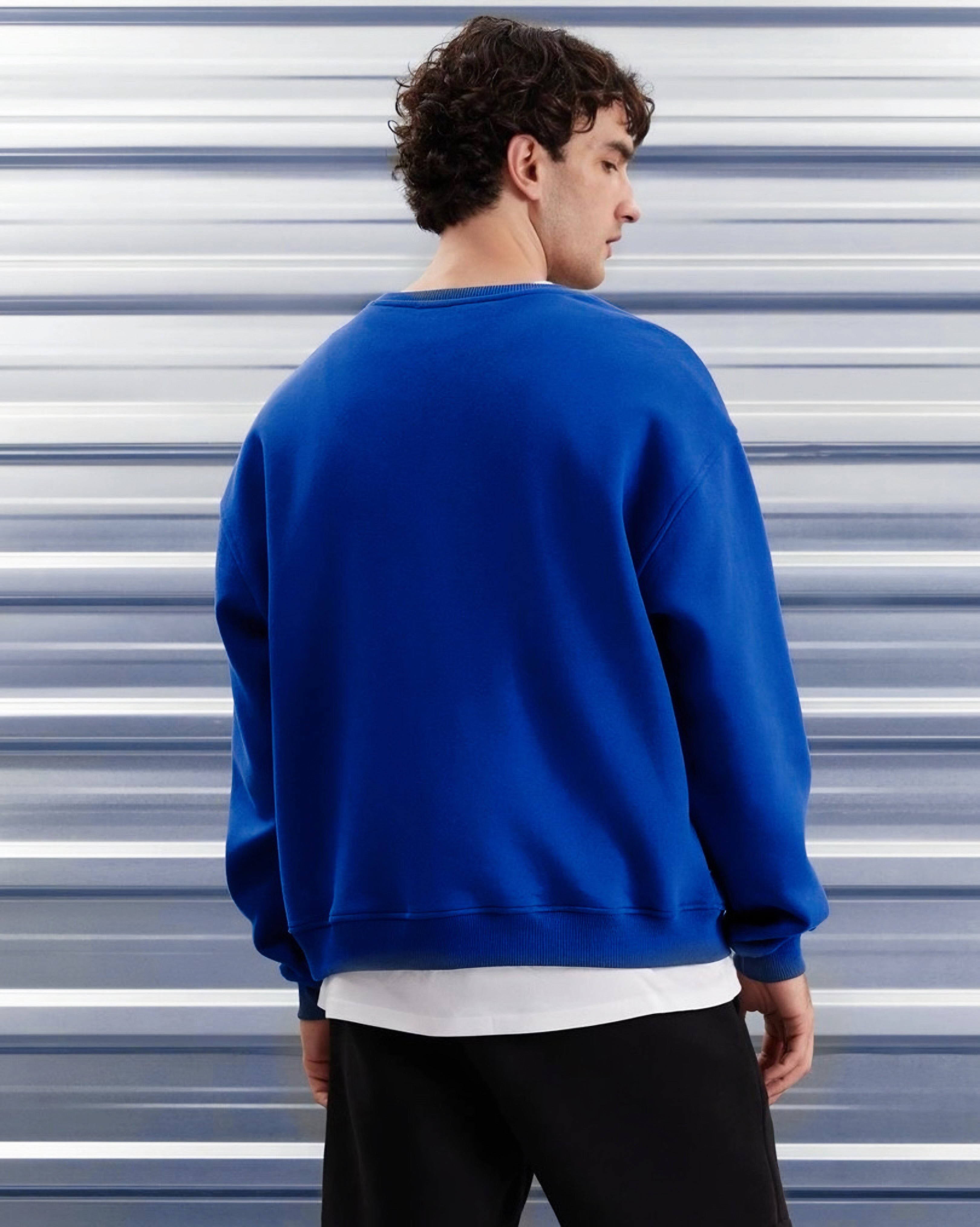 Premium Blue Crewneck