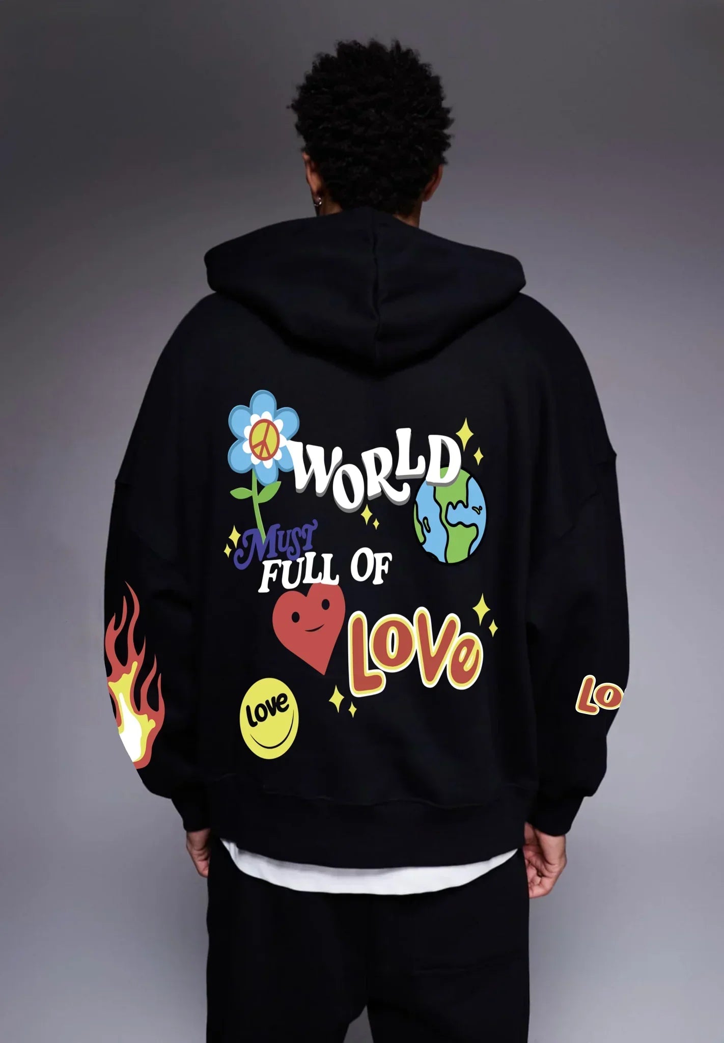 World Love Hoodie - Hippies TownHoodieHippies Town