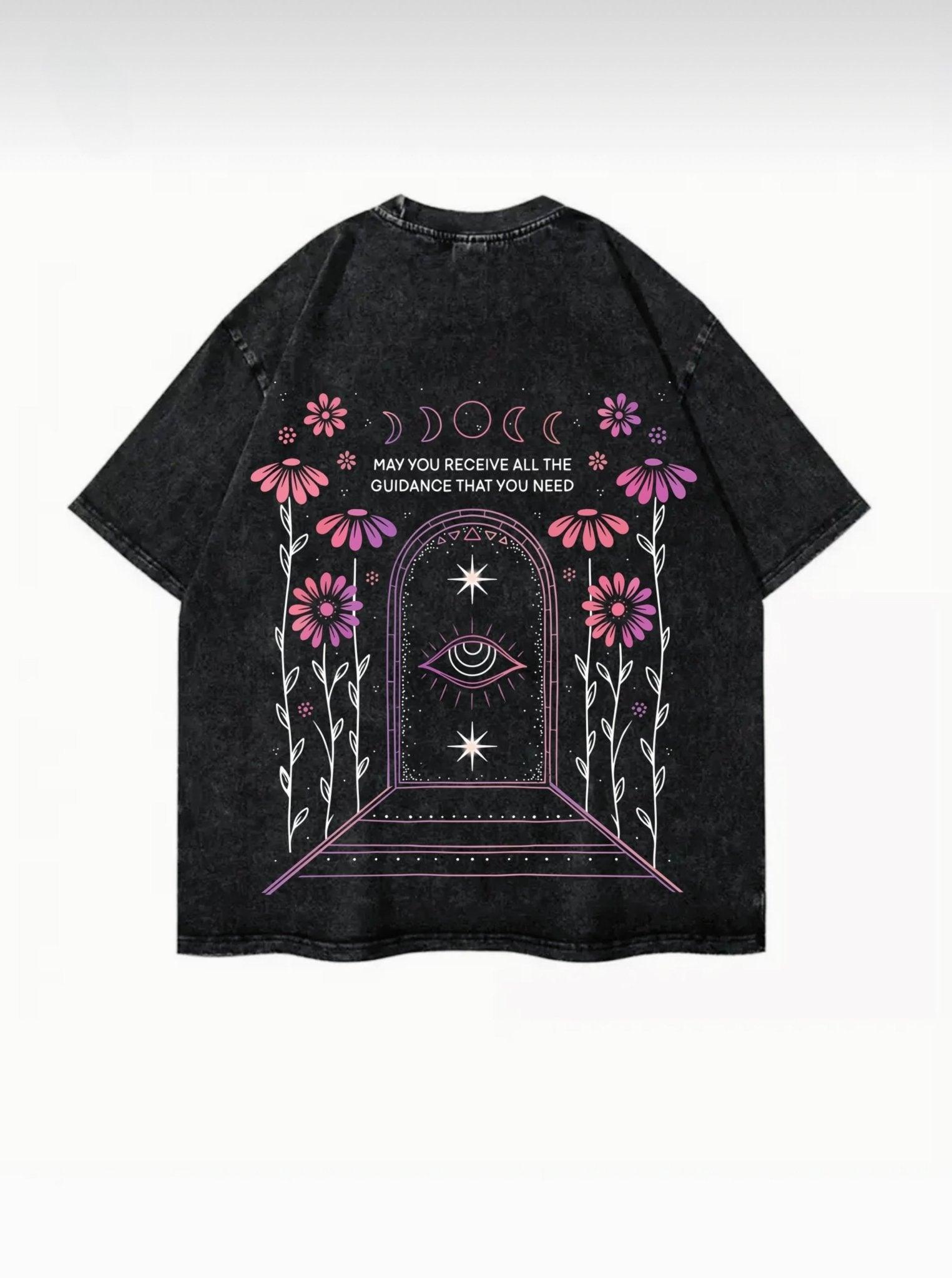 Receive Guidance Washed T-Shirt - Hippies Town