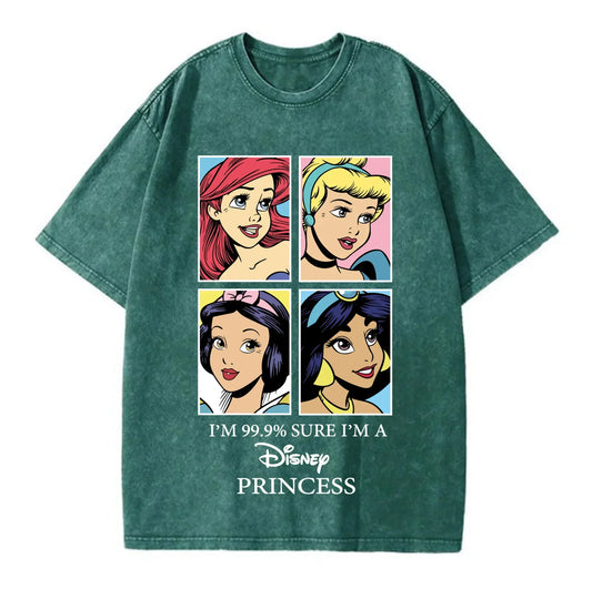 Princess V3 Washed T-Shirt - Hippies Town