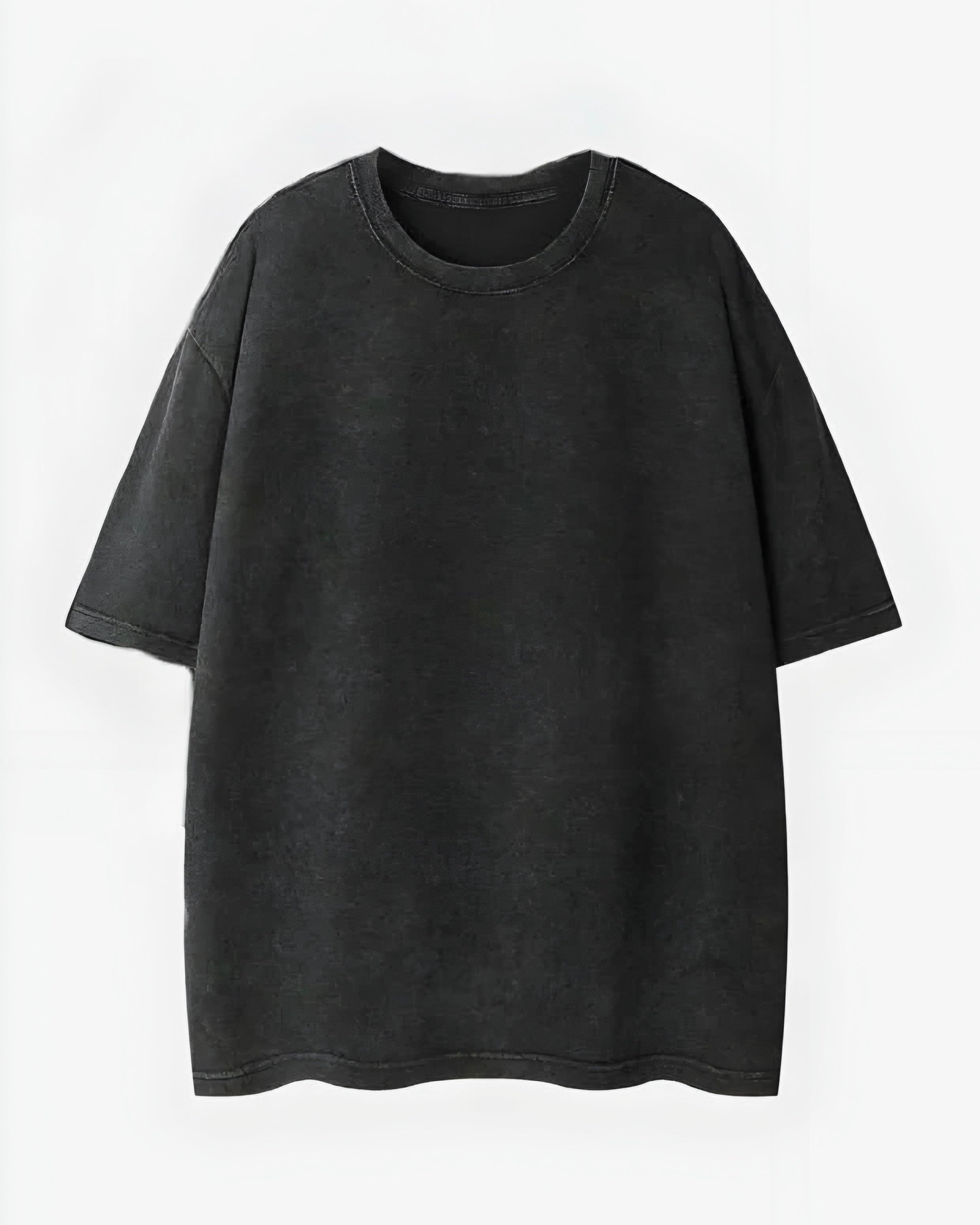 Premium Oversized Washed T-Shirt (Dark Gray)