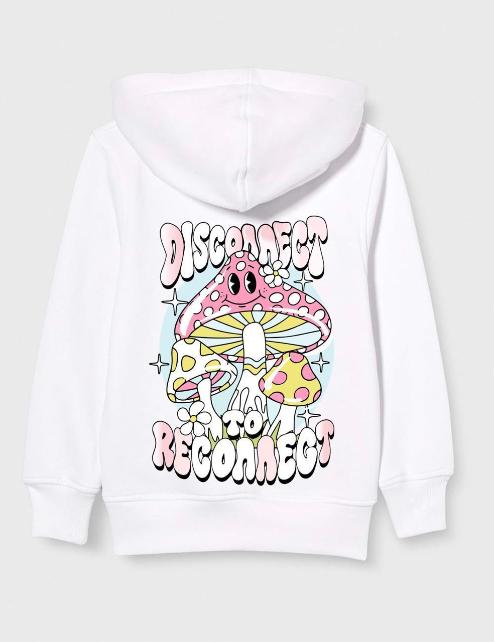 Disconnect to Reconnect kids Hoodie - Hippies Town