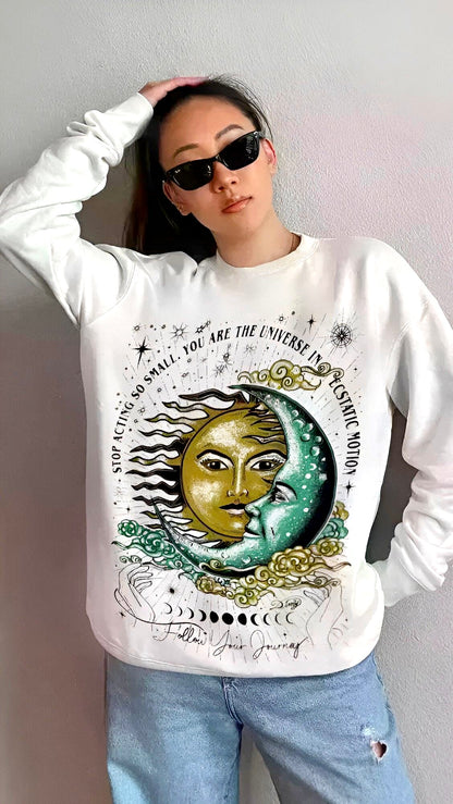 Golden Sun Crewneck - Hippies Town