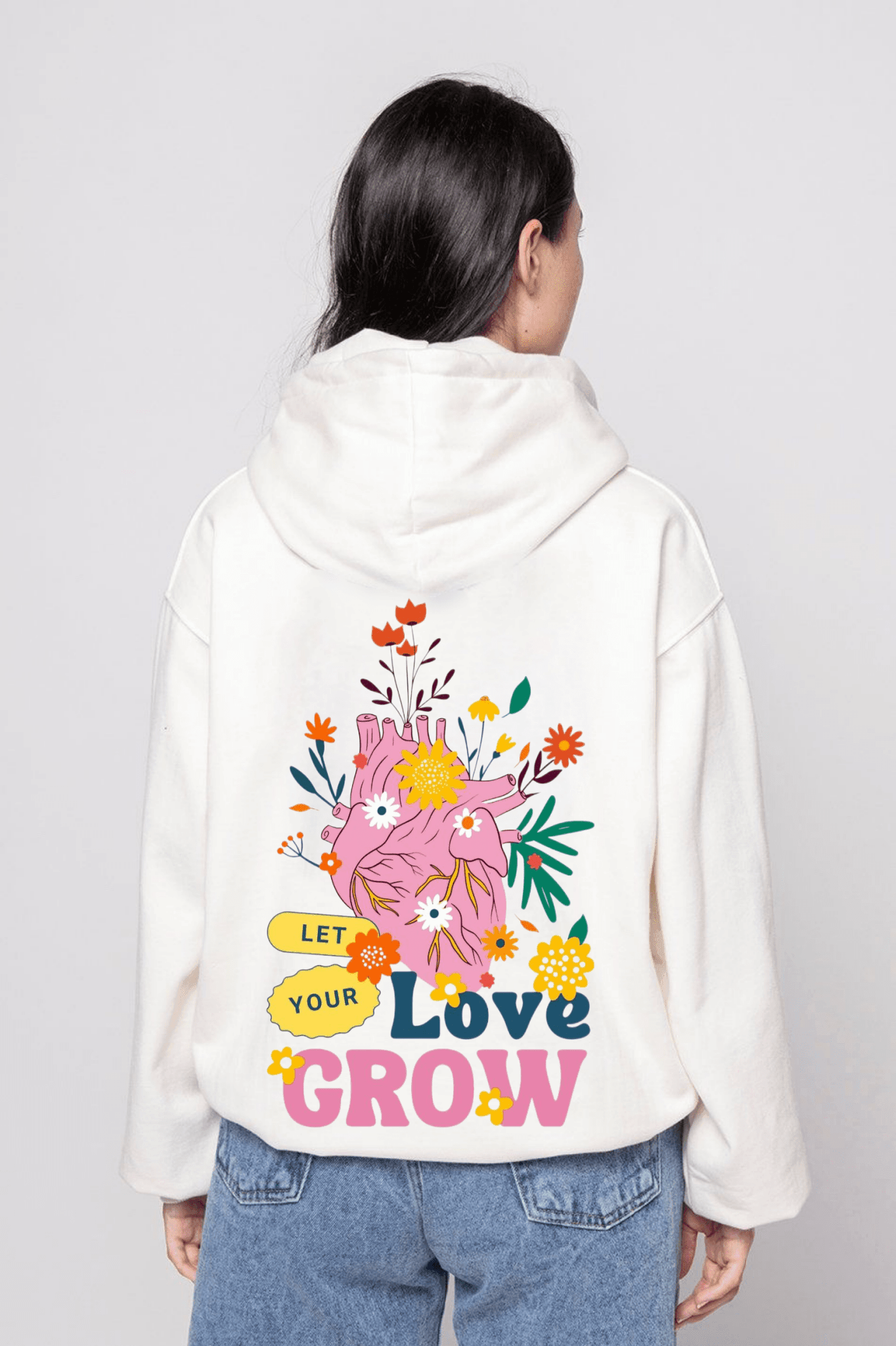 Love Grow Hoodie - Hippies Town