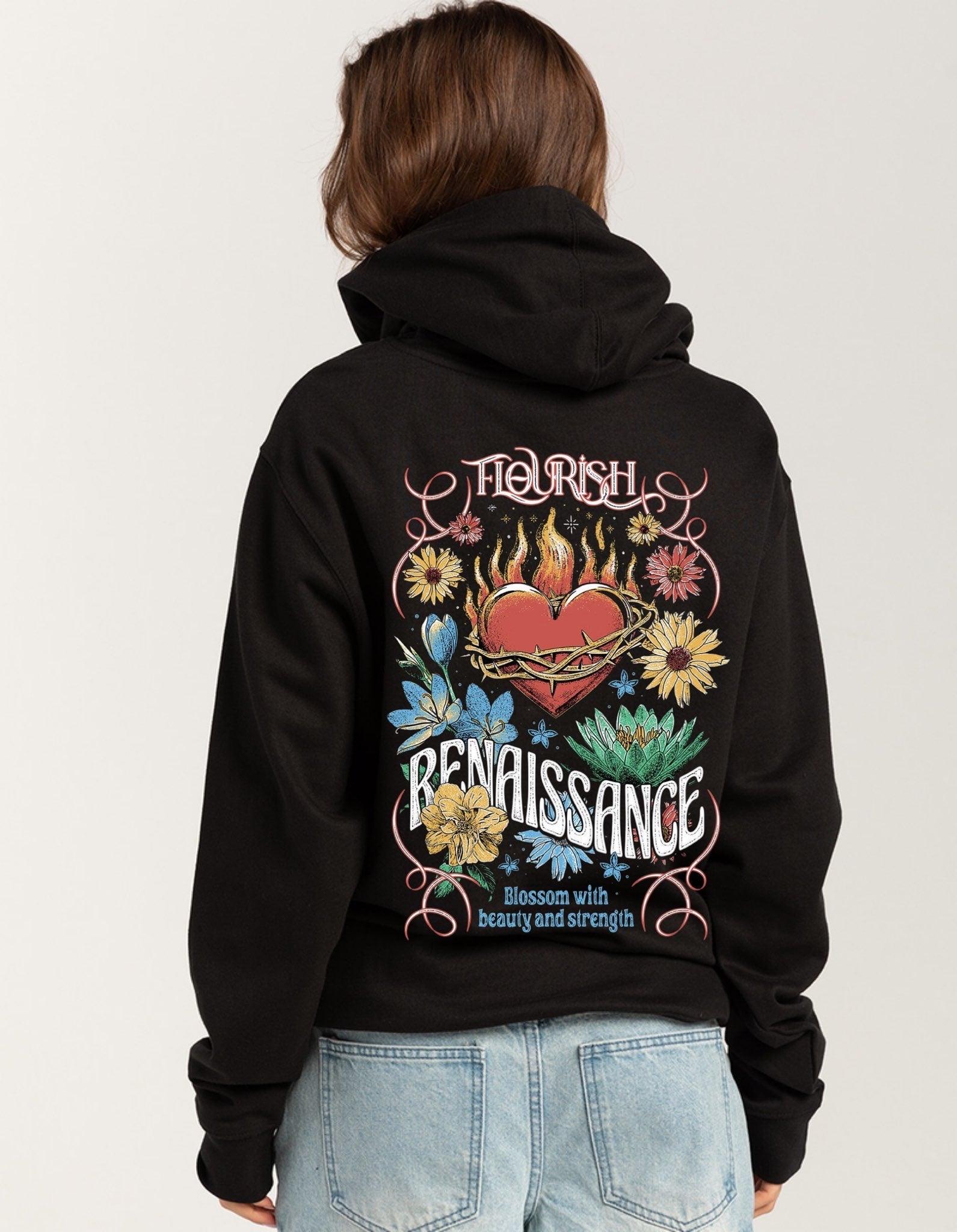 Bloosm wiz Beauty & Strength Hoodie - Hippies Town