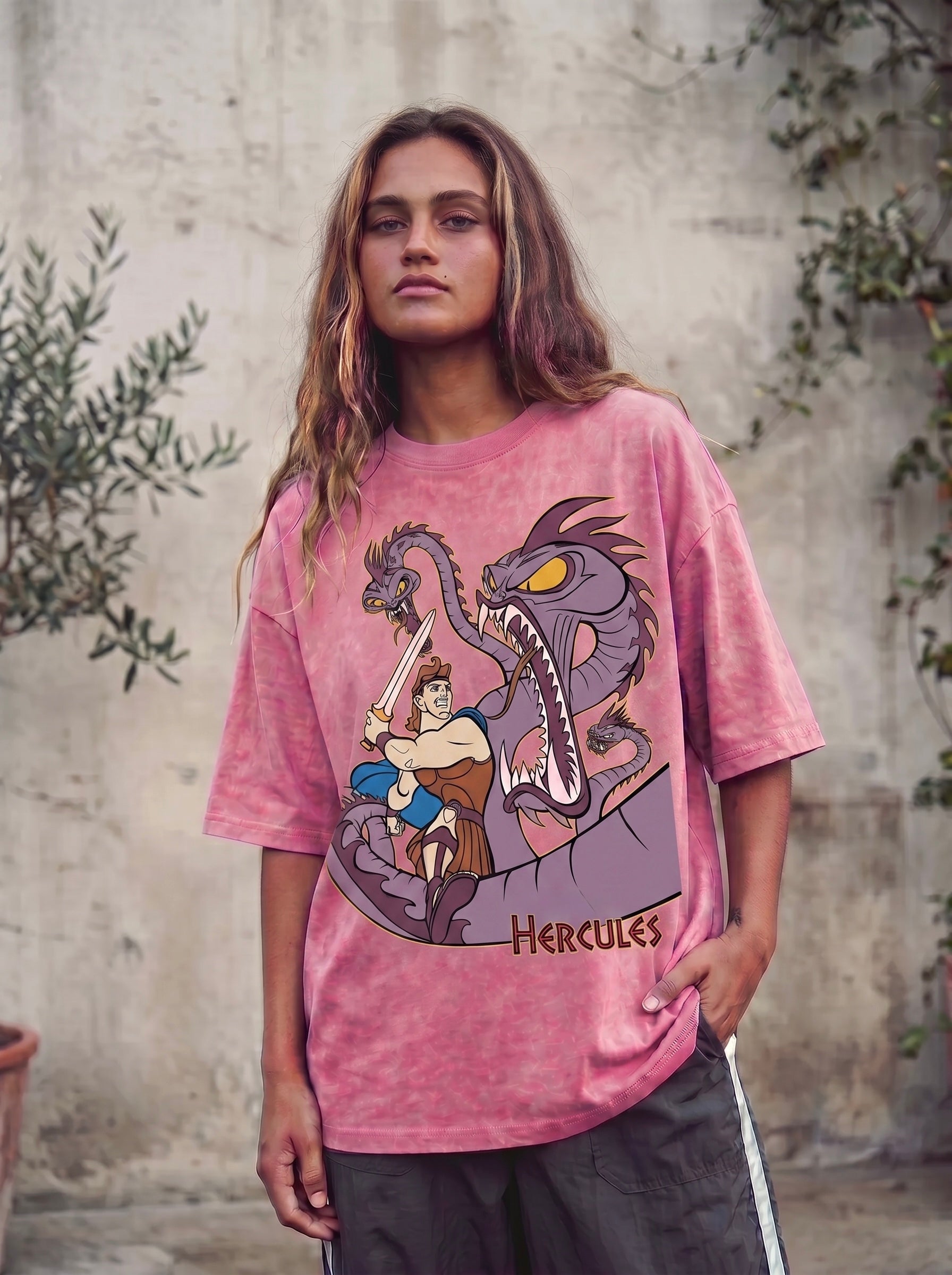 Hercules Fight Washed T-shirt