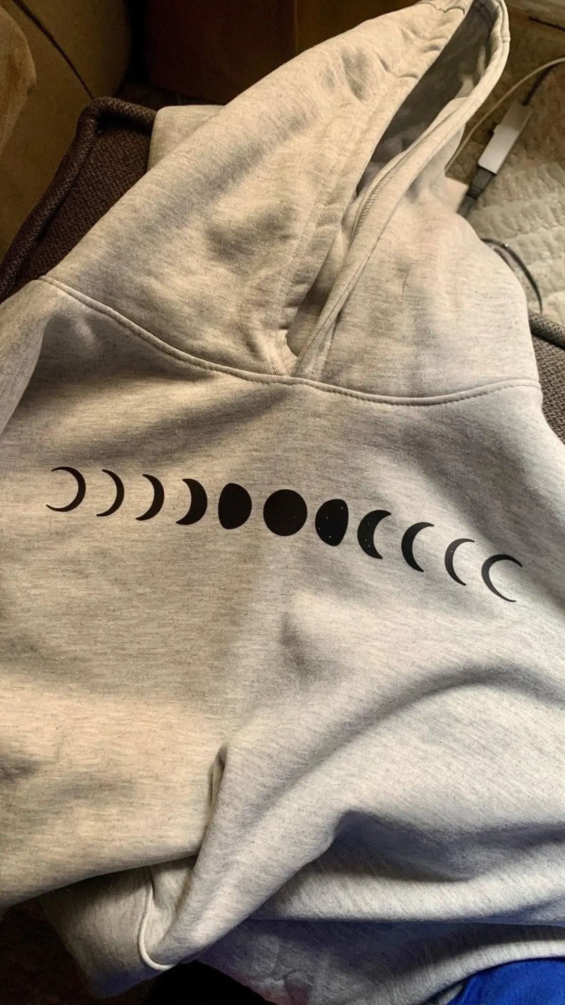 Grey Golden Sun Hoodie - Hippies Town