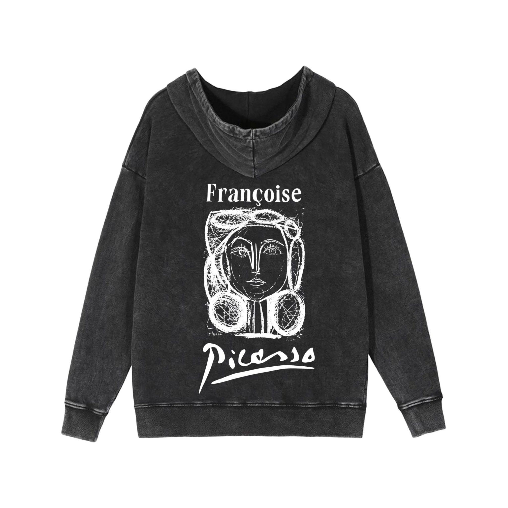 Picaso Washed Hoodie - Hippies TownHoodieHippies Town