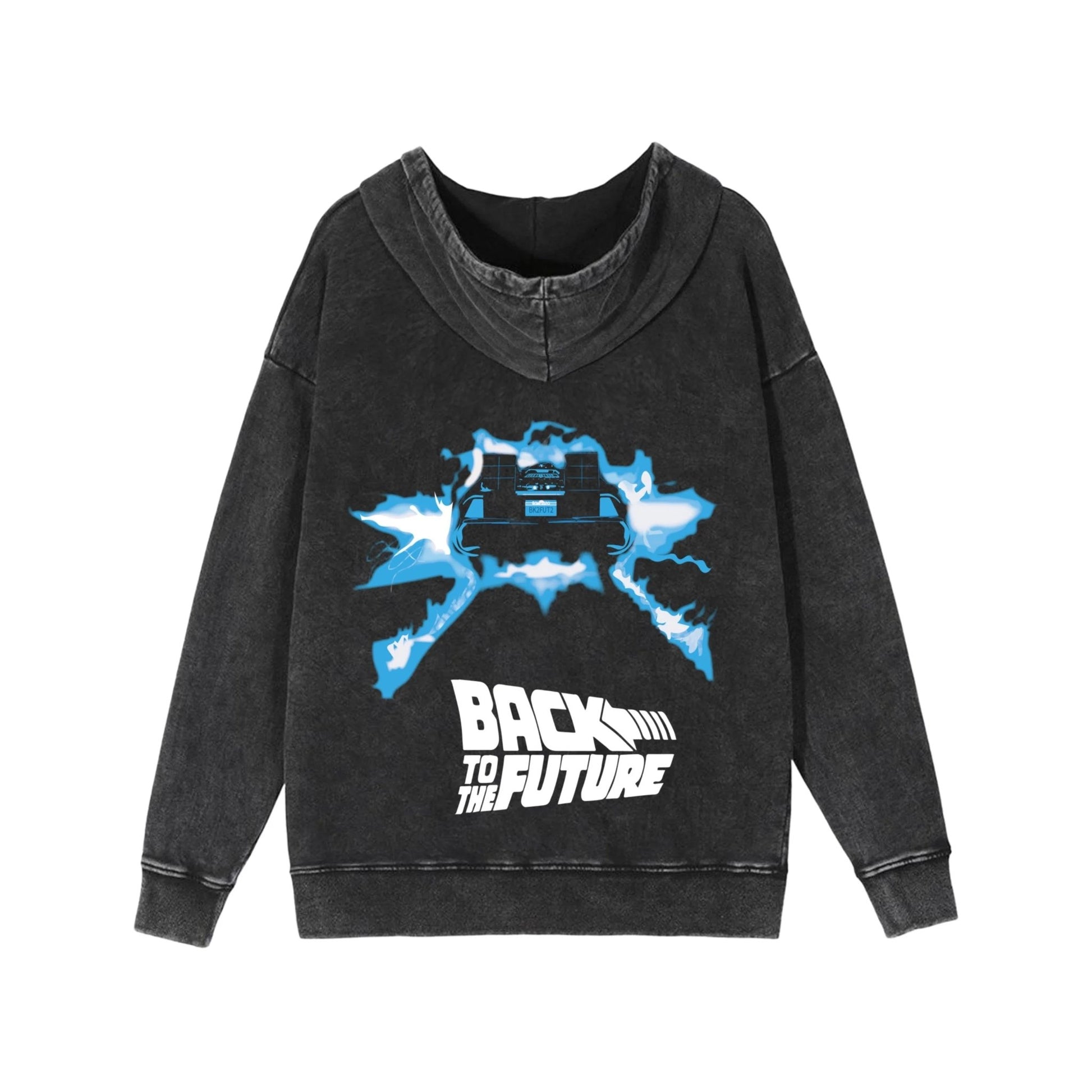 Washed Back To The Future Hoodie - Hippies TownHoodieHippies Town